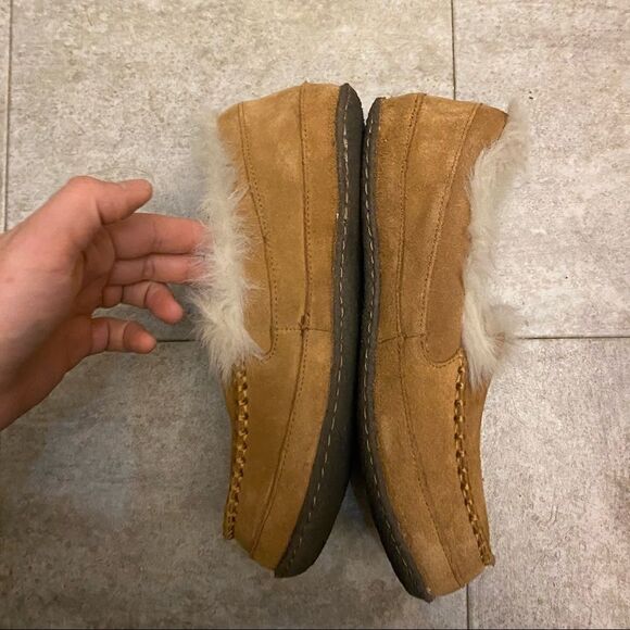 COLUMBIA W BIG SKY MOC WOMEN'S suede SLIPPER woman unisex SIZE 9 - Picture 9 of 11